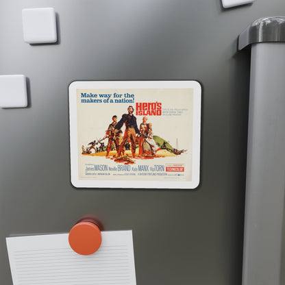 Hero's Island 1962 Movie Poster Die-Cut Magnet-The Sticker Space