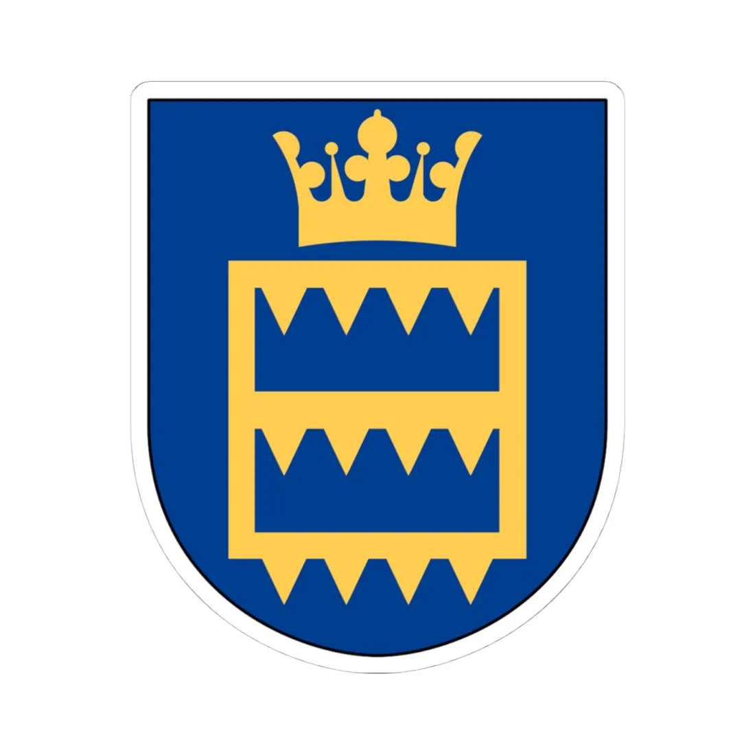 Herrestad landskommun vapen (Sweden) (Coat of Arms) STICKER Vinyl Kiss-Cut Decal - The Sticker Space