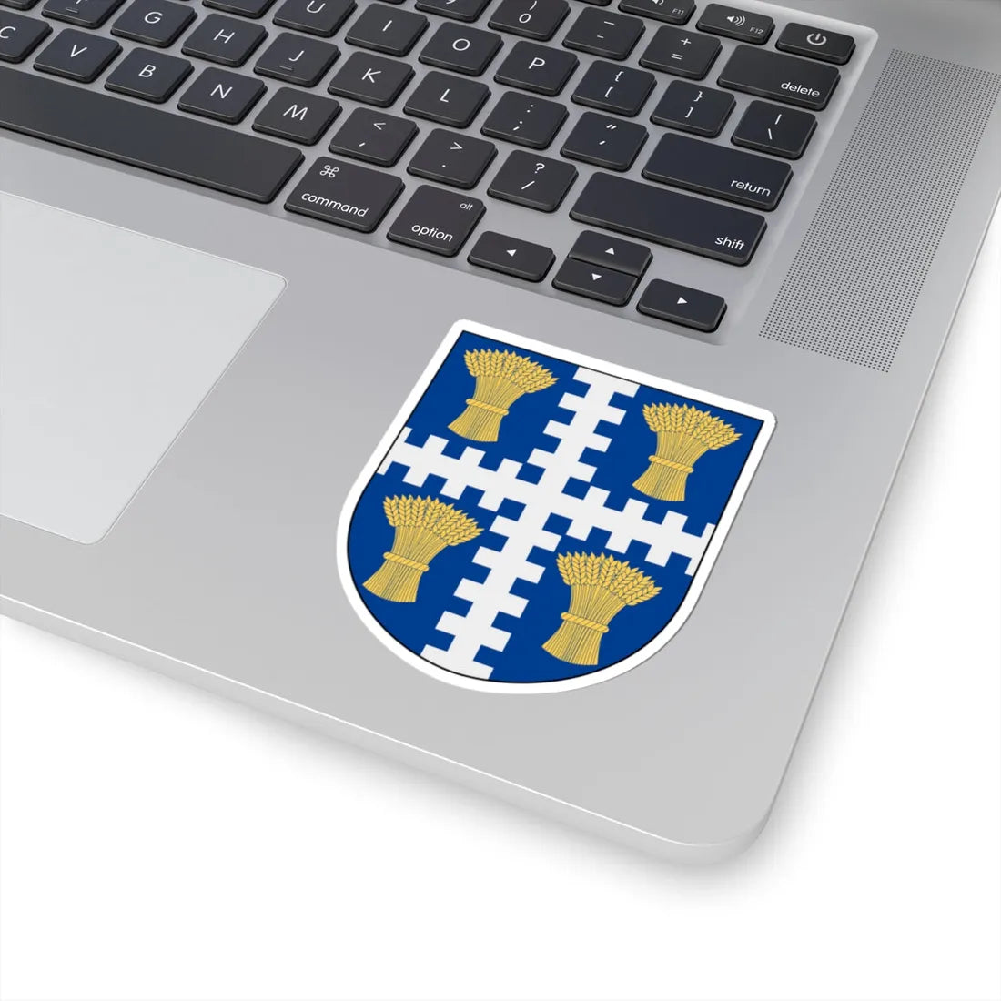 Herrljunga hembygdsförening vapen (Sweden) (Coat of Arms) STICKER Vinyl Kiss-Cut Decal - The Sticker Space