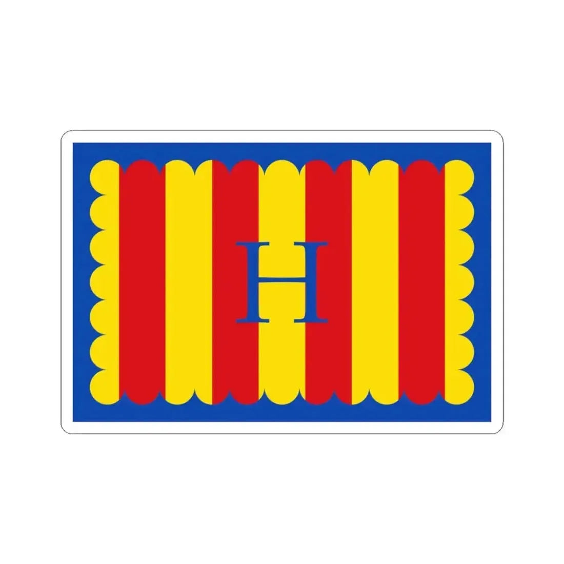 Herselt Belgium (Belgium) STICKER Vinyl Kiss-Cut Decal 3 Inch White - The Sticker Space