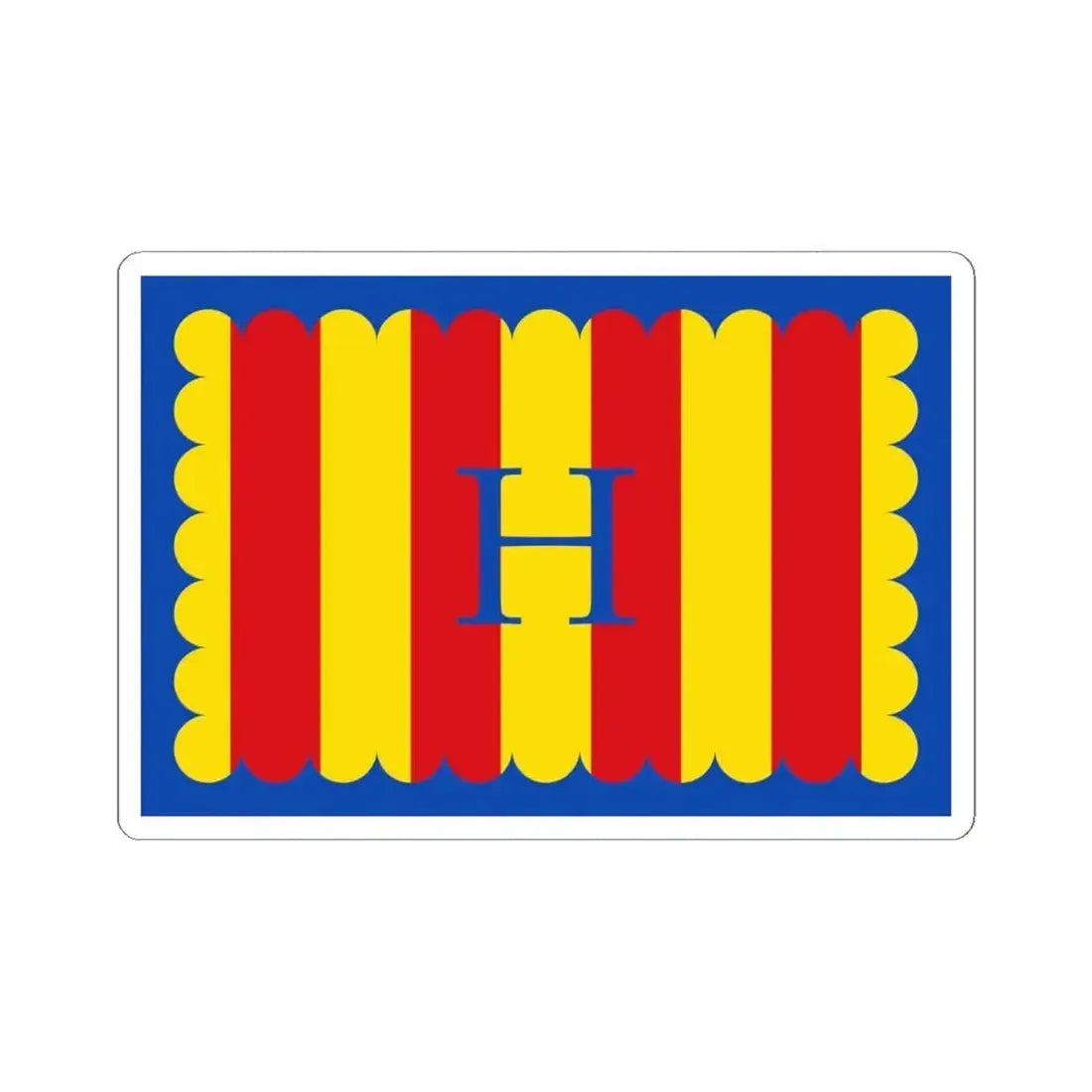 Herselt Belgium (Belgium) STICKER Vinyl Kiss-Cut Decal 6 Inch White - The Sticker Space