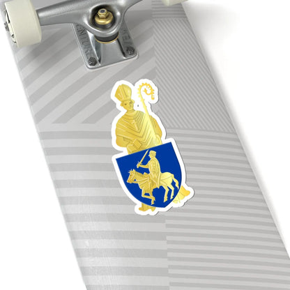 Herstal B wapen (Belgium) (Coat of Arms) STICKER Vinyl Kiss-Cut Decal - The Sticker Space