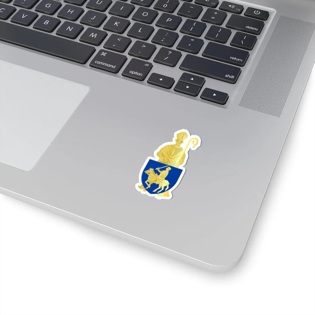 Herstal B wapen (Belgium) (Coat of Arms) STICKER Vinyl Kiss-Cut Decal - The Sticker Space