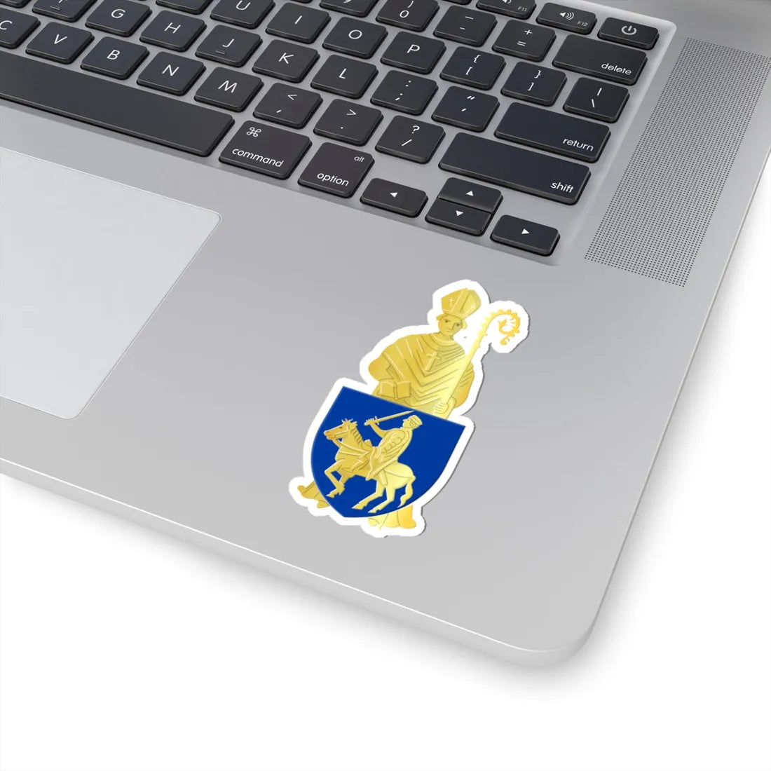 Herstal B wapen (Belgium) (Coat of Arms) STICKER Vinyl Kiss-Cut Decal - The Sticker Space