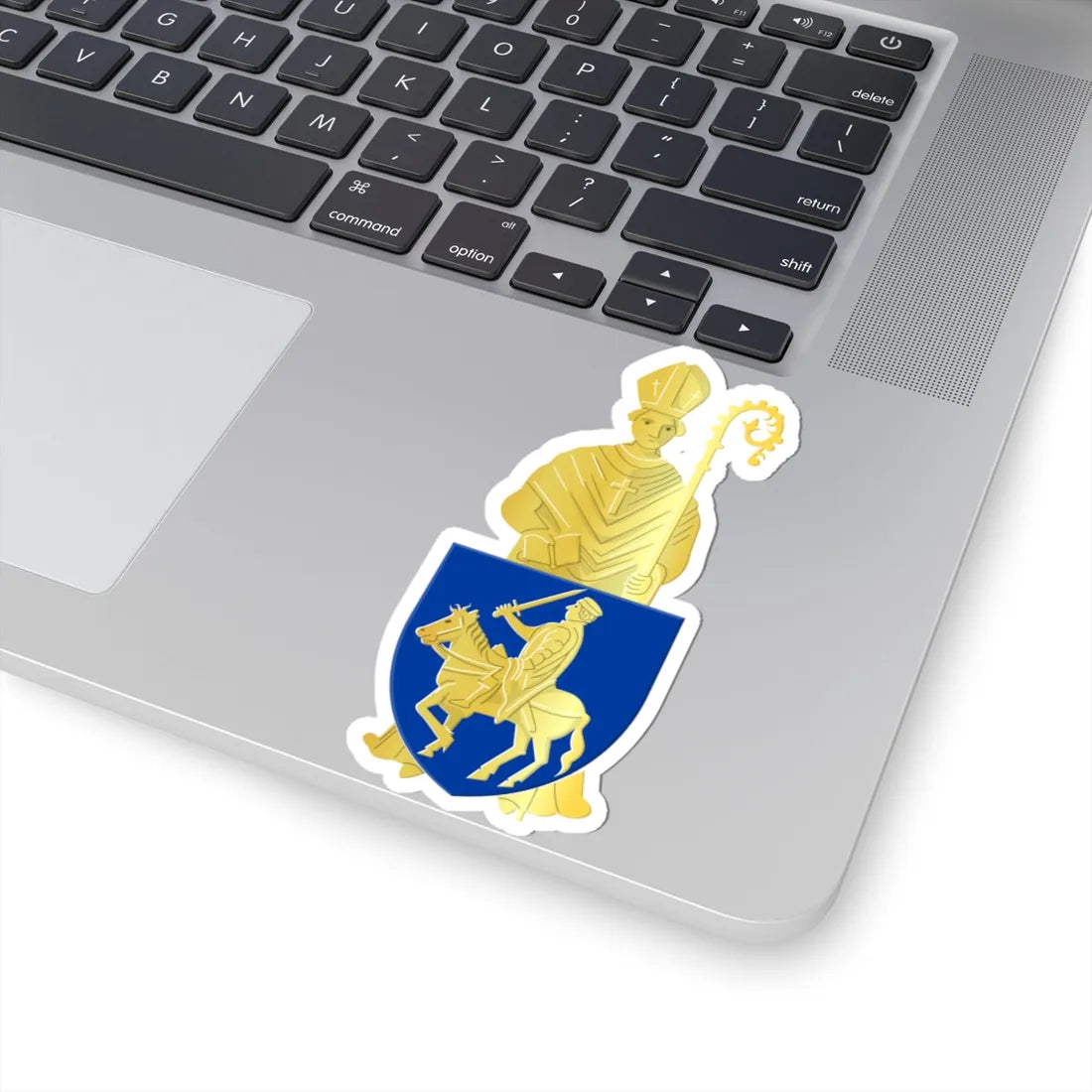 Herstal B wapen (Belgium) (Coat of Arms) STICKER Vinyl Kiss-Cut Decal - The Sticker Space