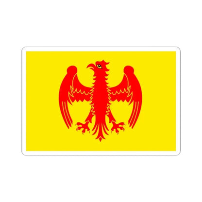 Herstappe vlag (Belgium) STICKER Vinyl Kiss-Cut Decal 2 Inch White - The Sticker Space