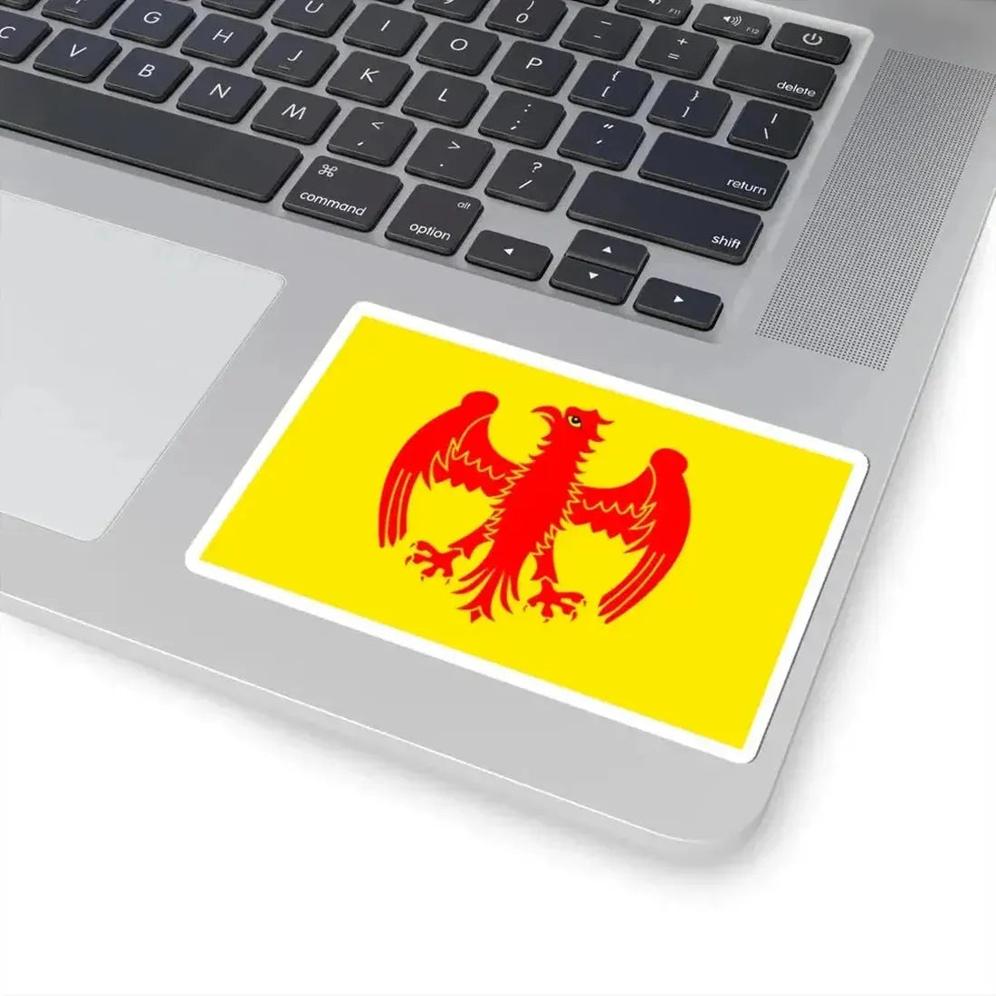 Herstappe vlag (Belgium) STICKER Vinyl Kiss-Cut Decal - The Sticker Space