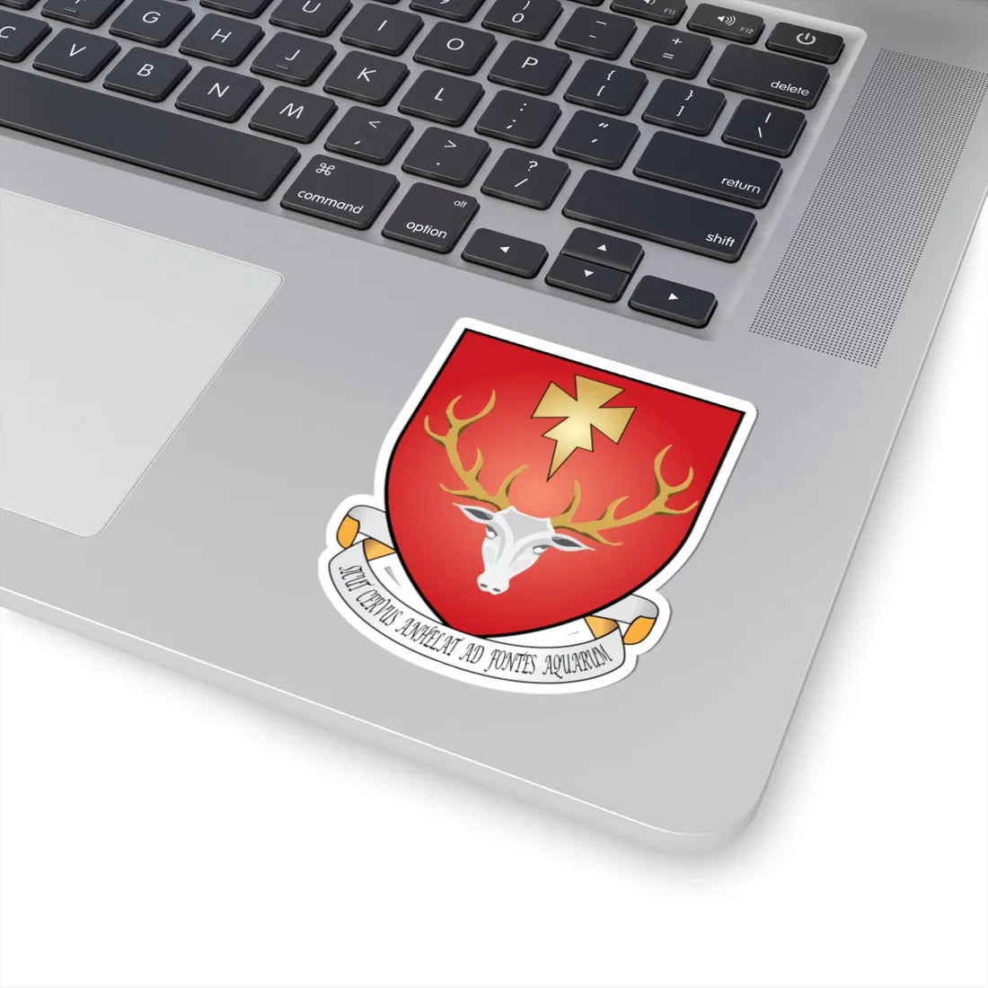 Hertford College Oxford Coat Of Arms Motto (England) (Coat of Arms) STICKER Vinyl Kiss-Cut Decal - The Sticker Space