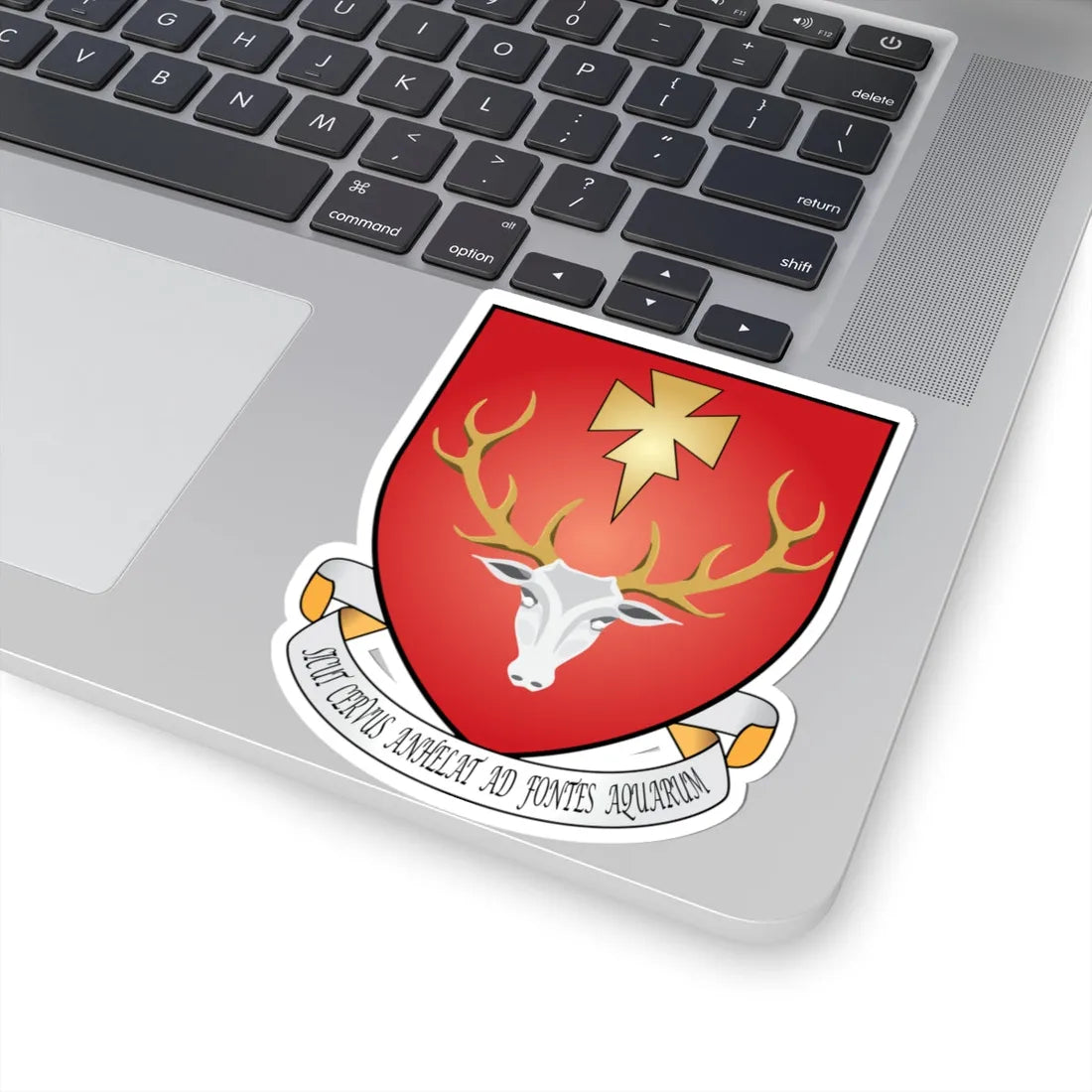 Hertford College Oxford Coat Of Arms Motto (England) (Coat of Arms) STICKER Vinyl Kiss-Cut Decal - The Sticker Space