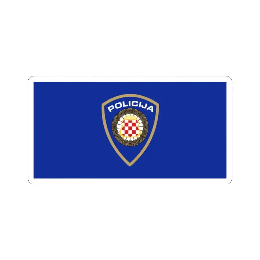 Herzeg-Bosnia Police (Bosnia and Herzegovina) STICKER Vinyl Kiss-Cut Decal 2 Inch White - The Sticker Space