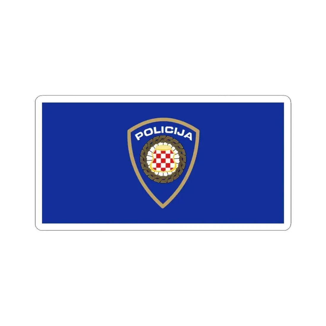 Herzeg-Bosnia Police (Bosnia and Herzegovina) STICKER Vinyl Kiss-Cut Decal 3 Inch White - The Sticker Space