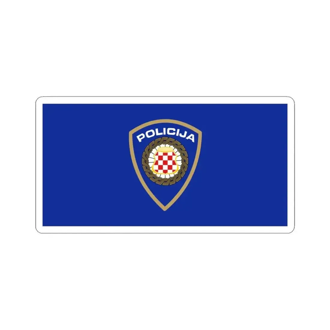 Herzeg-Bosnia Police (Bosnia and Herzegovina) STICKER Vinyl Kiss-Cut Decal 6 Inch White - The Sticker Space