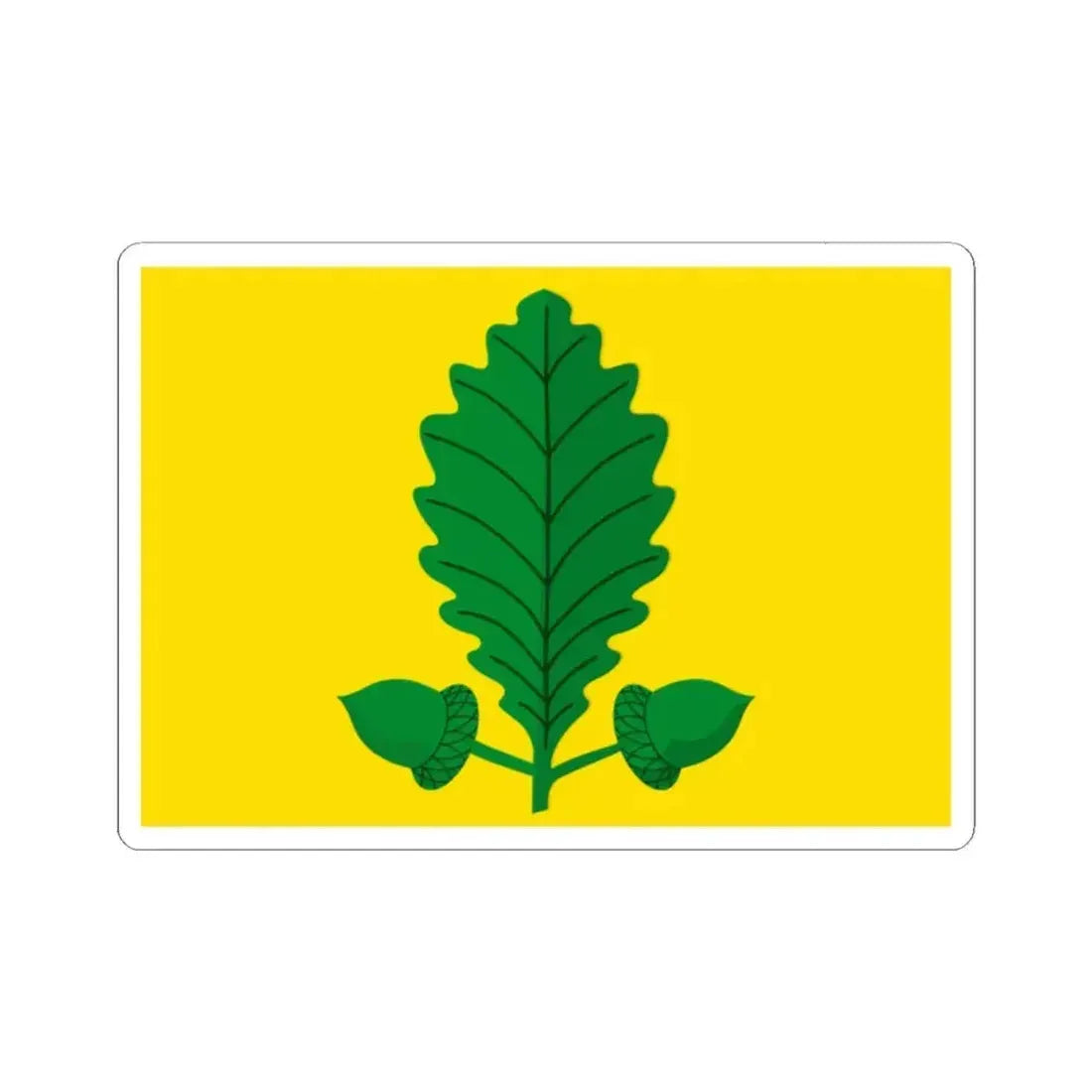 Heusden-Zolder vlag (Belgium) STICKER Vinyl Kiss-Cut Decal 2 Inch White - The Sticker Space