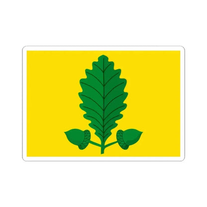 Heusden-Zolder vlag (Belgium) STICKER Vinyl Kiss-Cut Decal 2 Inch White - The Sticker Space