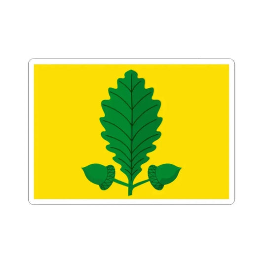 Heusden-Zolder vlag (Belgium) STICKER Vinyl Kiss-Cut Decal 2 Inch White - The Sticker Space