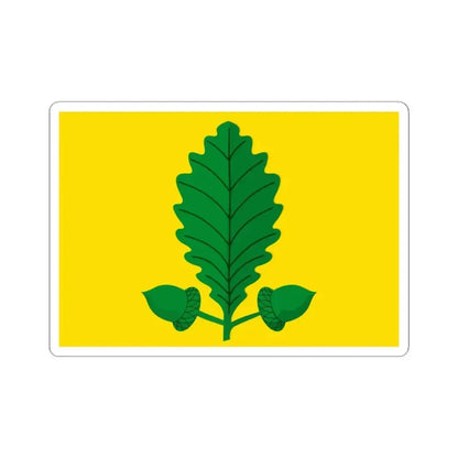 Heusden-Zolder vlag (Belgium) STICKER Vinyl Kiss-Cut Decal 3 Inch White - The Sticker Space