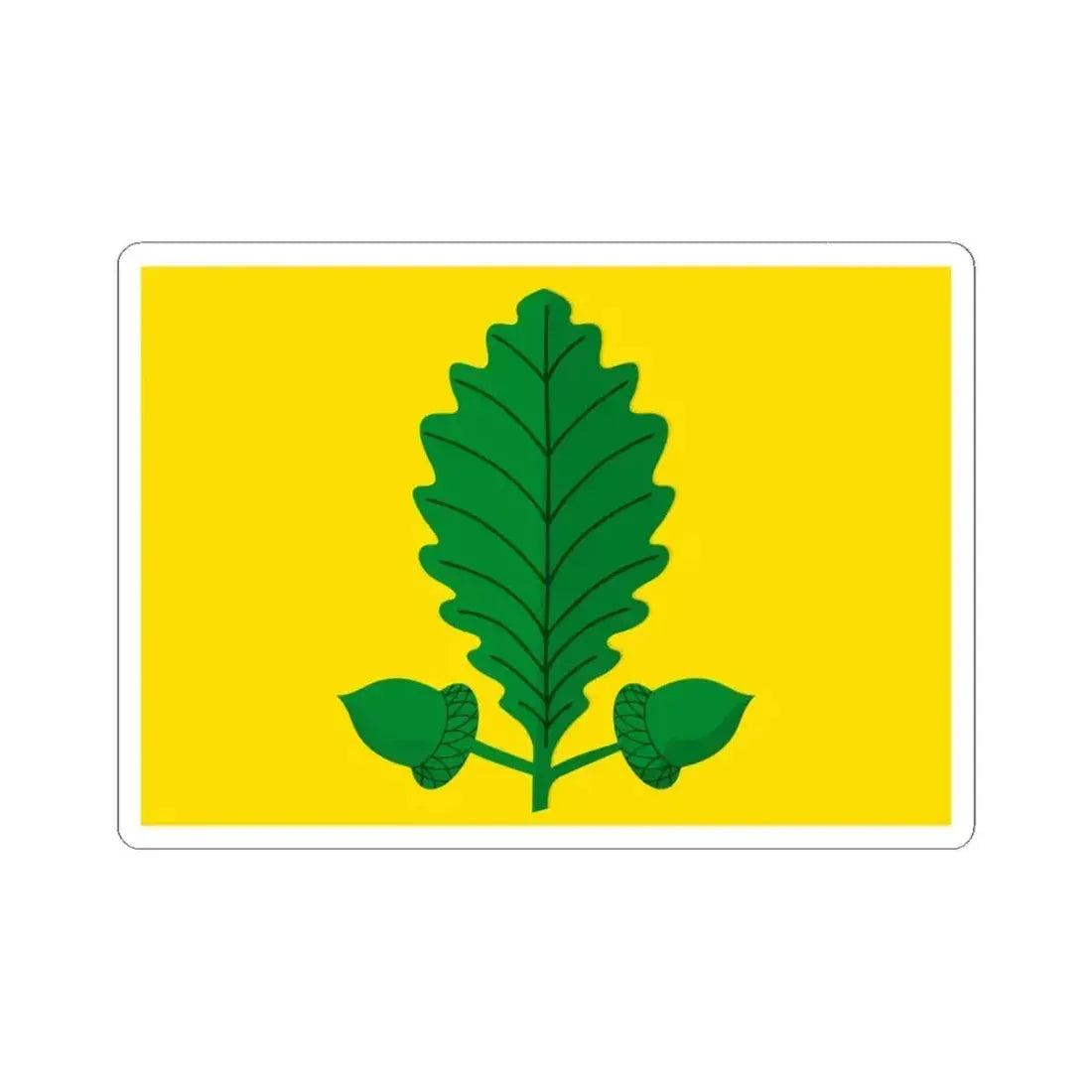 Heusden-Zolder vlag (Belgium) STICKER Vinyl Kiss-Cut Decal 6 Inch White - The Sticker Space