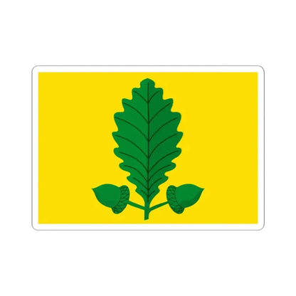 Heusden-Zolder vlag (Belgium) STICKER Vinyl Kiss-Cut Decal 6 Inch White - The Sticker Space