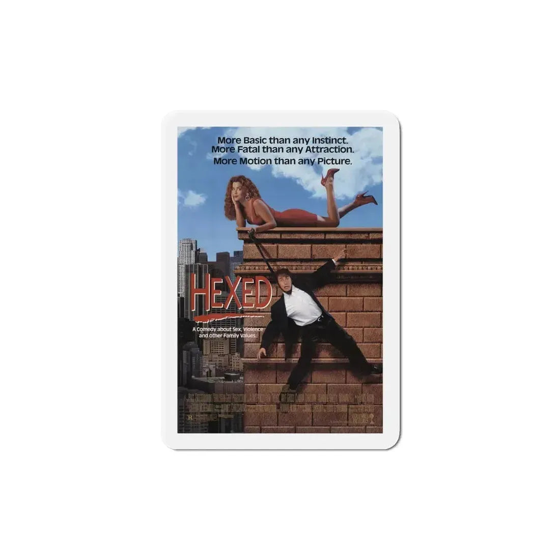 Hexed 1993 Movie Poster Refrigerator Magnet 5 Inch - The Sticker Space