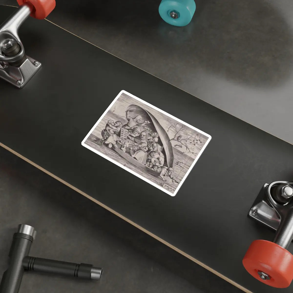 SKU:11402940589438391326 Sticker types:White Shape:Die-Cut Sizes:5" × 5"