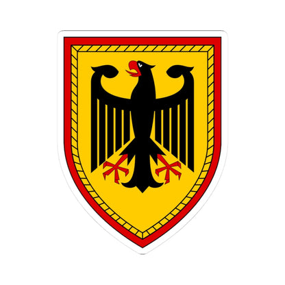HFüKdo V1 (Germany) (Coat of Arms) STICKER Vinyl Kiss-Cut Decal 3 Inch White - The Sticker Space