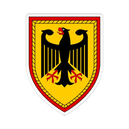 HFüKdo V1 (Germany) (Coat of Arms) STICKER Vinyl Kiss-Cut Decal 6 Inch White - The Sticker Space