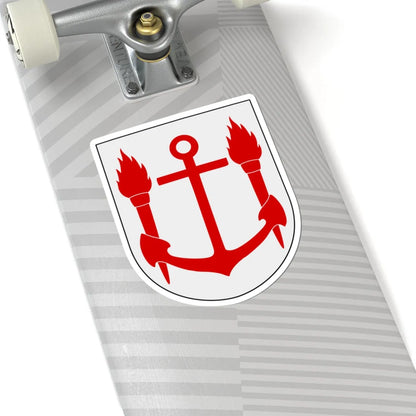 Höganäs stad vapen (Sweden) (Coat of Arms) STICKER Vinyl Kiss-Cut Decal - The Sticker Space
