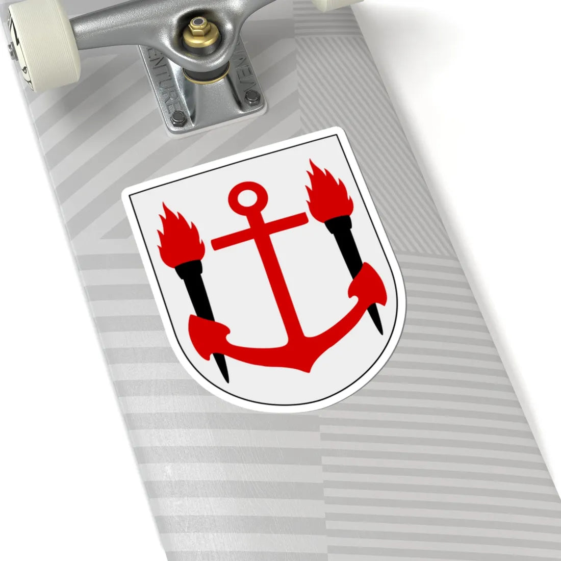 Höganäs vapen (Sweden) (Coat of Arms) STICKER Vinyl Kiss-Cut Decal - The Sticker Space