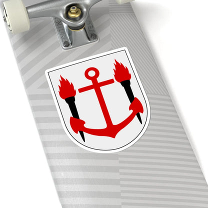 Höganäs vapen (Sweden) (Coat of Arms) STICKER Vinyl Kiss-Cut Decal - The Sticker Space