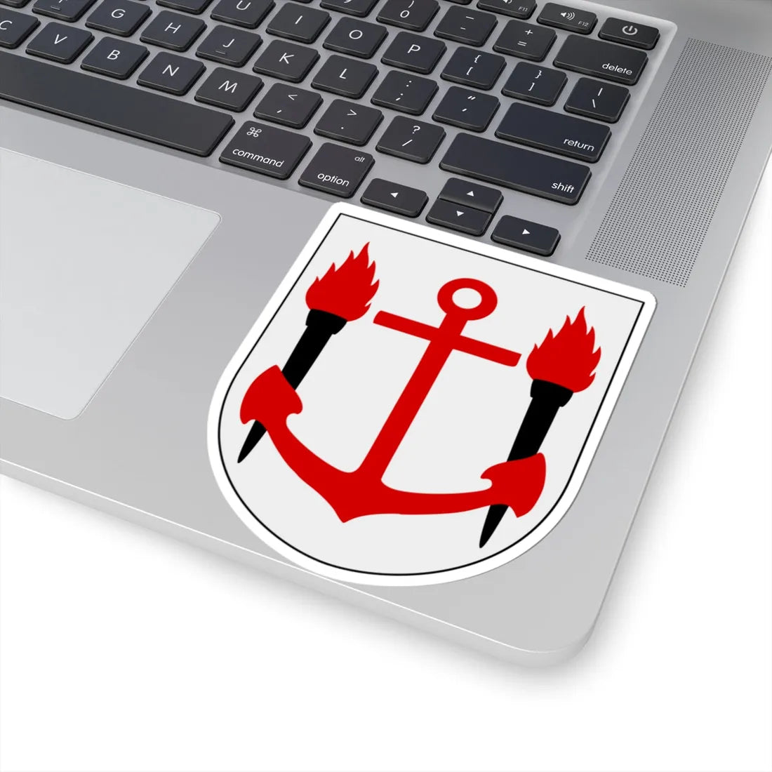 Höganäs vapen (Sweden) (Coat of Arms) STICKER Vinyl Kiss-Cut Decal - The Sticker Space