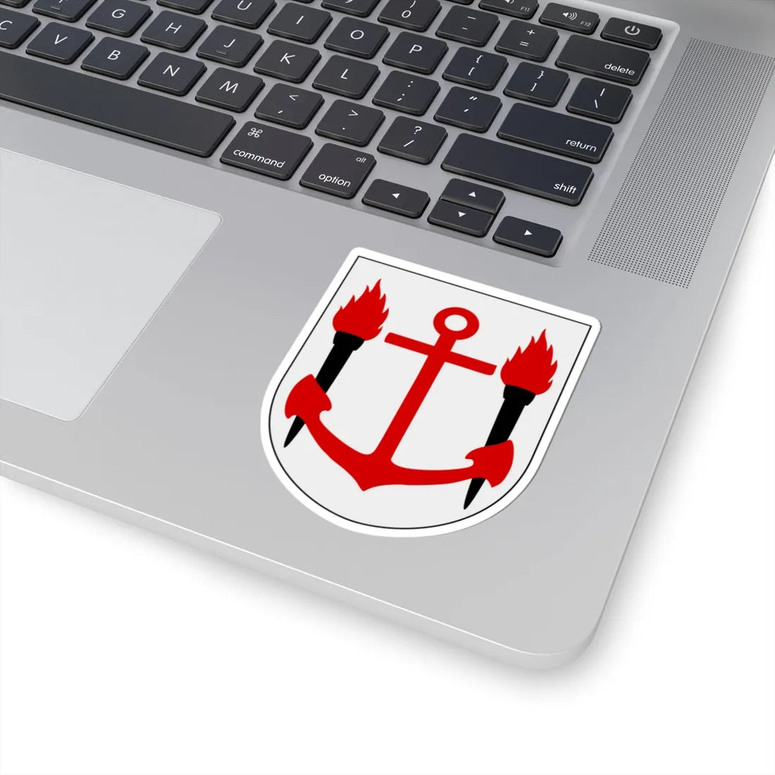 Höganäs vapen (Sweden) (Coat of Arms) STICKER Vinyl Kiss-Cut Decal - The Sticker Space