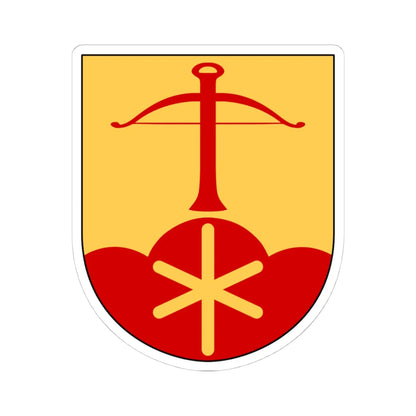 Högby församling vapen (Sweden) (Coat of Arms) STICKER Vinyl Kiss-Cut Decal 4 Inch White - The Sticker Space