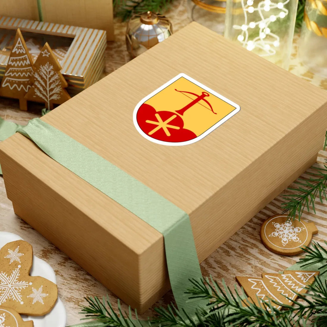 Högby församling vapen (Sweden) (Coat of Arms) STICKER Vinyl Kiss-Cut Decal - The Sticker Space