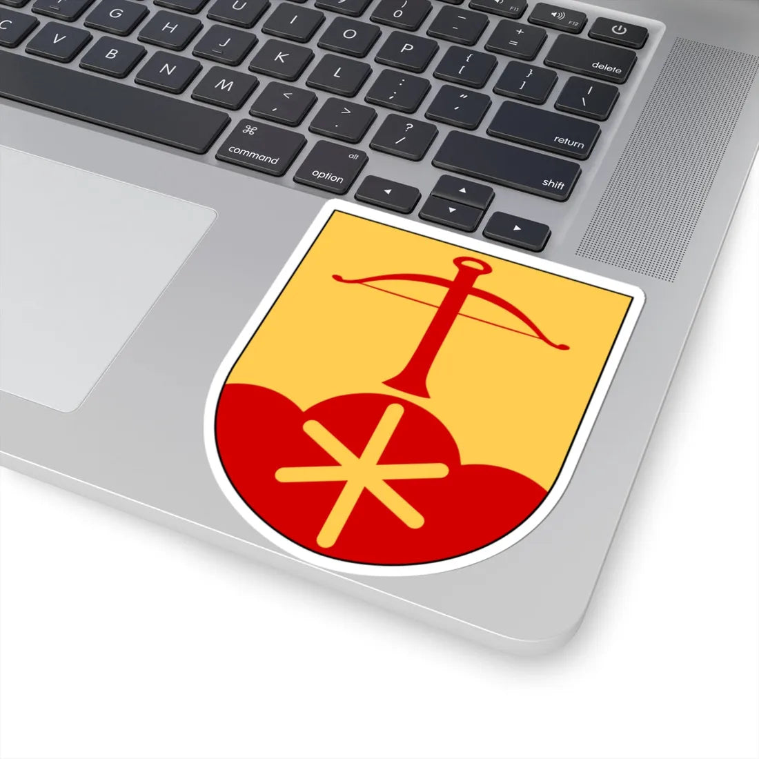 Högby församling vapen (Sweden) (Coat of Arms) STICKER Vinyl Kiss-Cut Decal - The Sticker Space