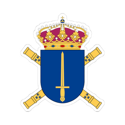 Högkvarteret vapen (Sweden) (Coat of Arms) STICKER Vinyl Kiss-Cut Decal 4 Inch White - The Sticker Space