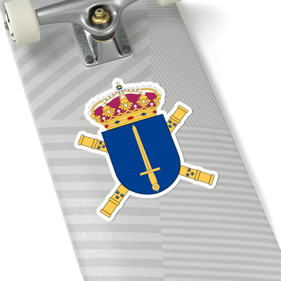 Högkvarteret vapen (Sweden) (Coat of Arms) STICKER Vinyl Kiss-Cut Decal - The Sticker Space