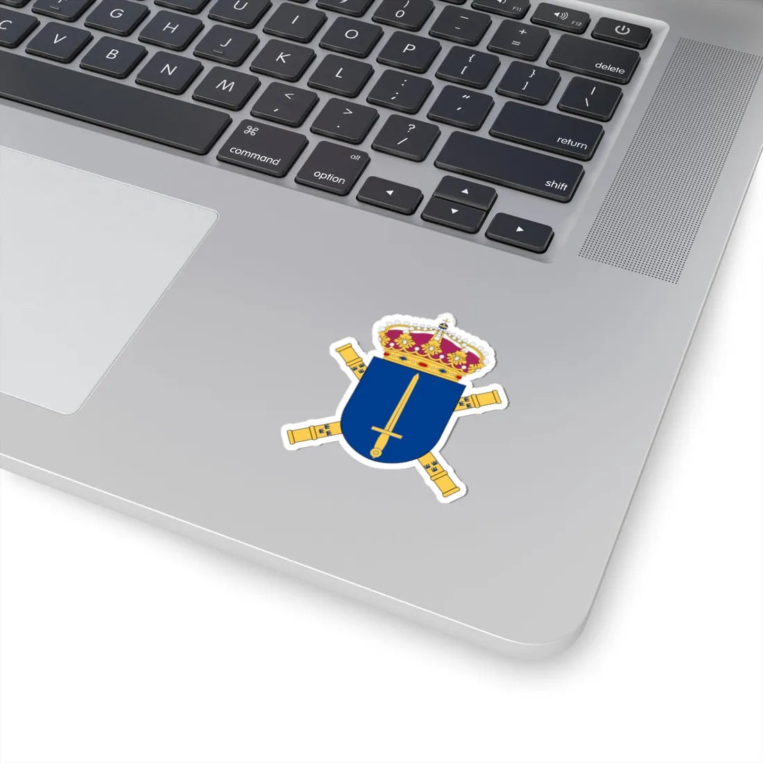Högkvarteret vapen (Sweden) (Coat of Arms) STICKER Vinyl Kiss-Cut Decal - The Sticker Space