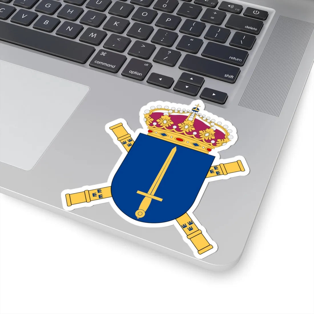 Högkvarteret vapen (Sweden) (Coat of Arms) STICKER Vinyl Kiss-Cut Decal - The Sticker Space