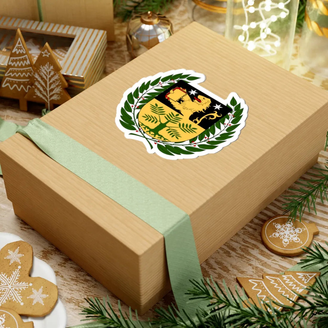 Högskolan i Skövde vapen (Sweden) (Coat of Arms) STICKER Vinyl Kiss-Cut Decal - The Sticker Space