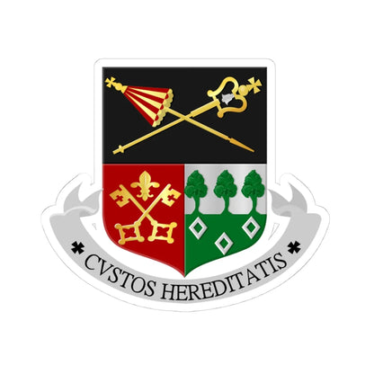 H.H. Agatha en Barbara Oudenbosch wapen (Netherlands) (Coat of Arms) STICKER Vinyl Kiss-Cut Decal 4 Inch White - The Sticker Space