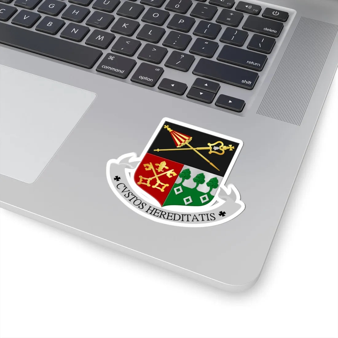 H.H. Agatha en Barbara Oudenbosch wapen (Netherlands) (Coat of Arms) STICKER Vinyl Kiss-Cut Decal - The Sticker Space