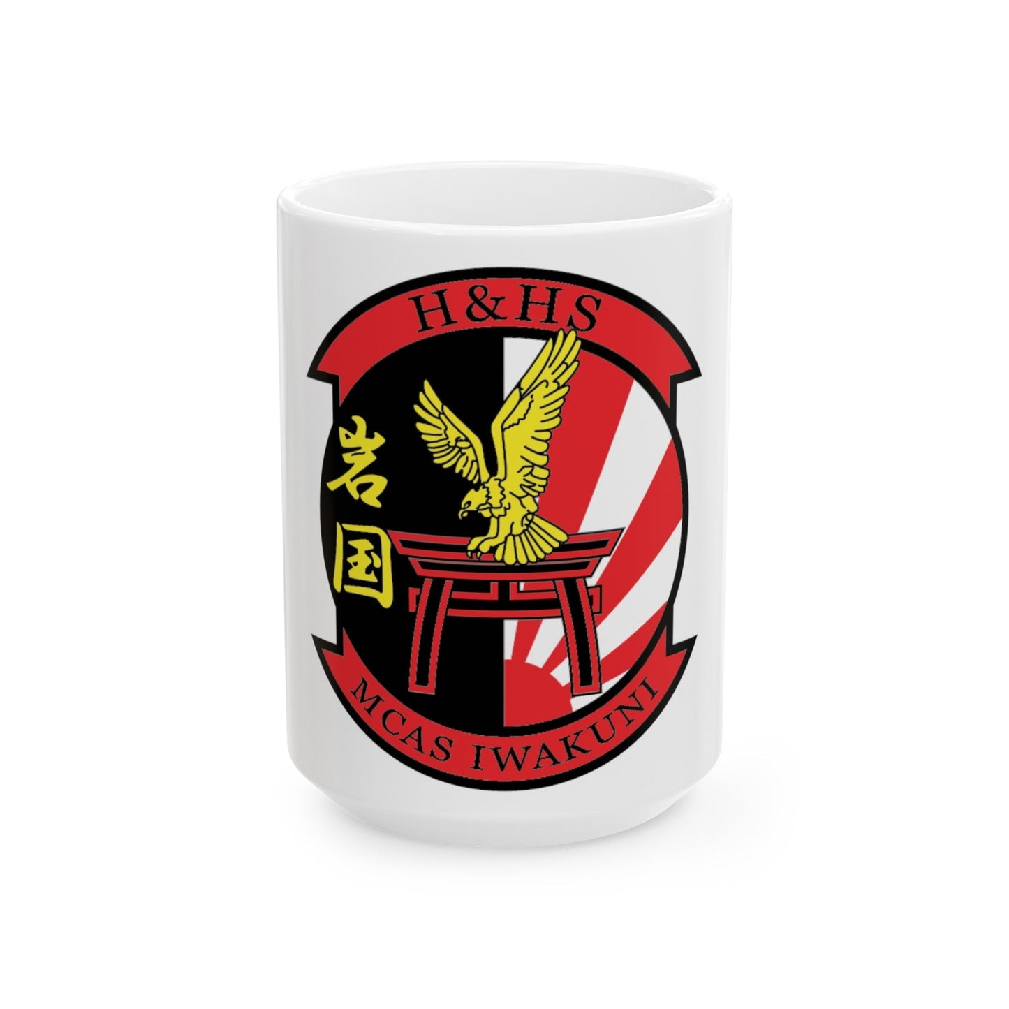 H&HS MCAS Iwakuni (USMC) White Coffee Mug-15oz-The Sticker Space