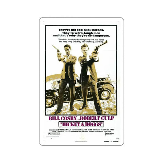 Hickey & Boggs 1972 Movie Poster STICKER Vinyl Die-Cut Decal 6 Inch - The Sticker Space