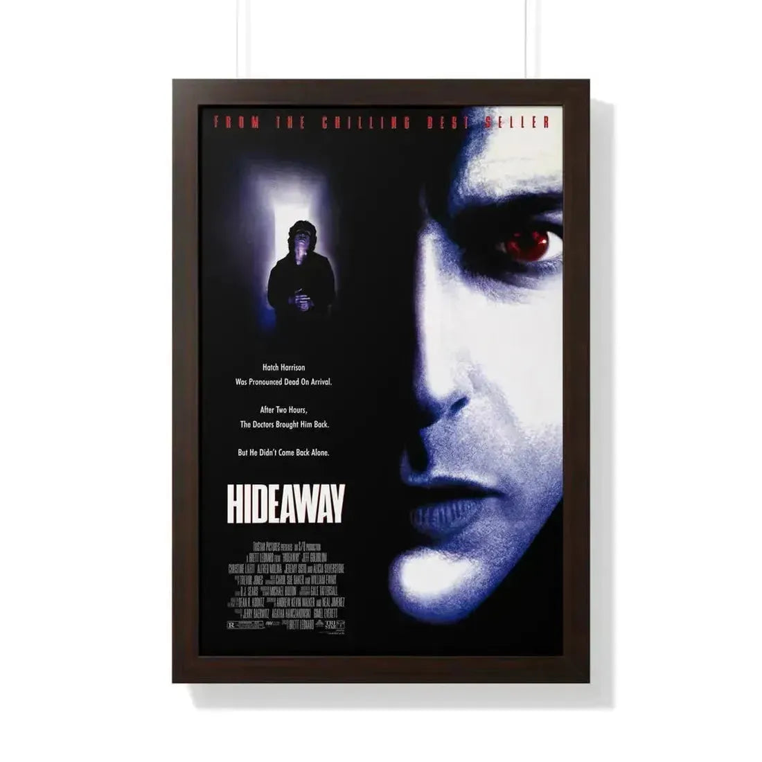 HIDEAWAY 1995 - Framed Movie Poster 20" x 30" Walnut - The Sticker Space