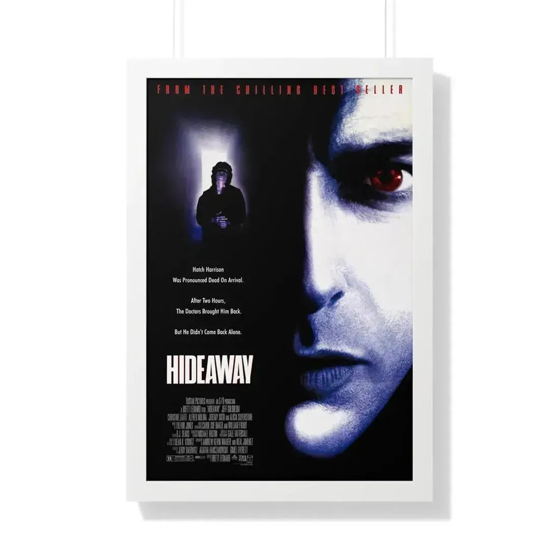 HIDEAWAY 1995 - Framed Movie Poster 20" x 30" White - The Sticker Space