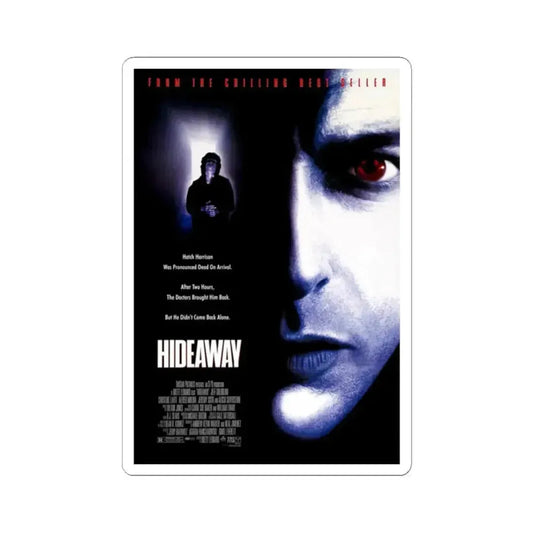 HIDEAWAY 1995 Movie Poster - STICKER Vinyl Kiss-Cut Decal 2 Inch White - The Sticker Space