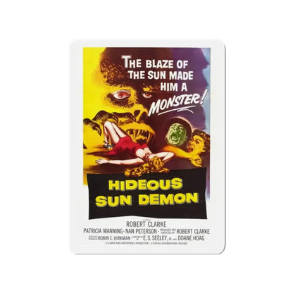 HIDEOUS SUN DEMON 1958 Movie Poster - Refrigerator Magnet - The Sticker Space