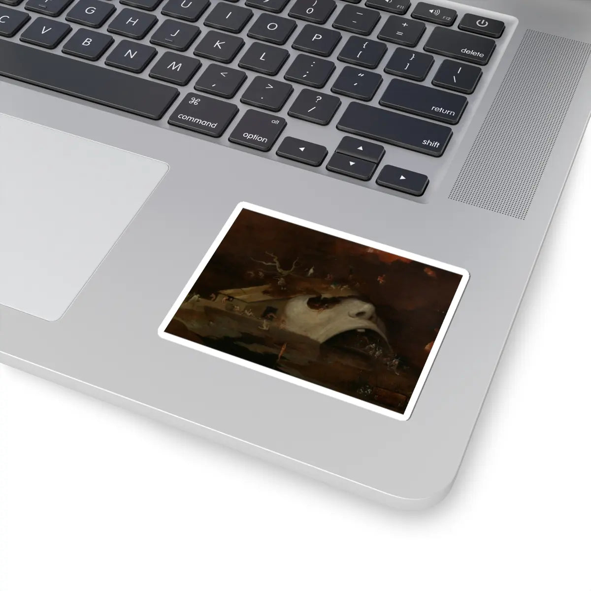SKU:TSS-STICK-HRNBSC-3X3-2 Sizes:3" × 3" Types:White