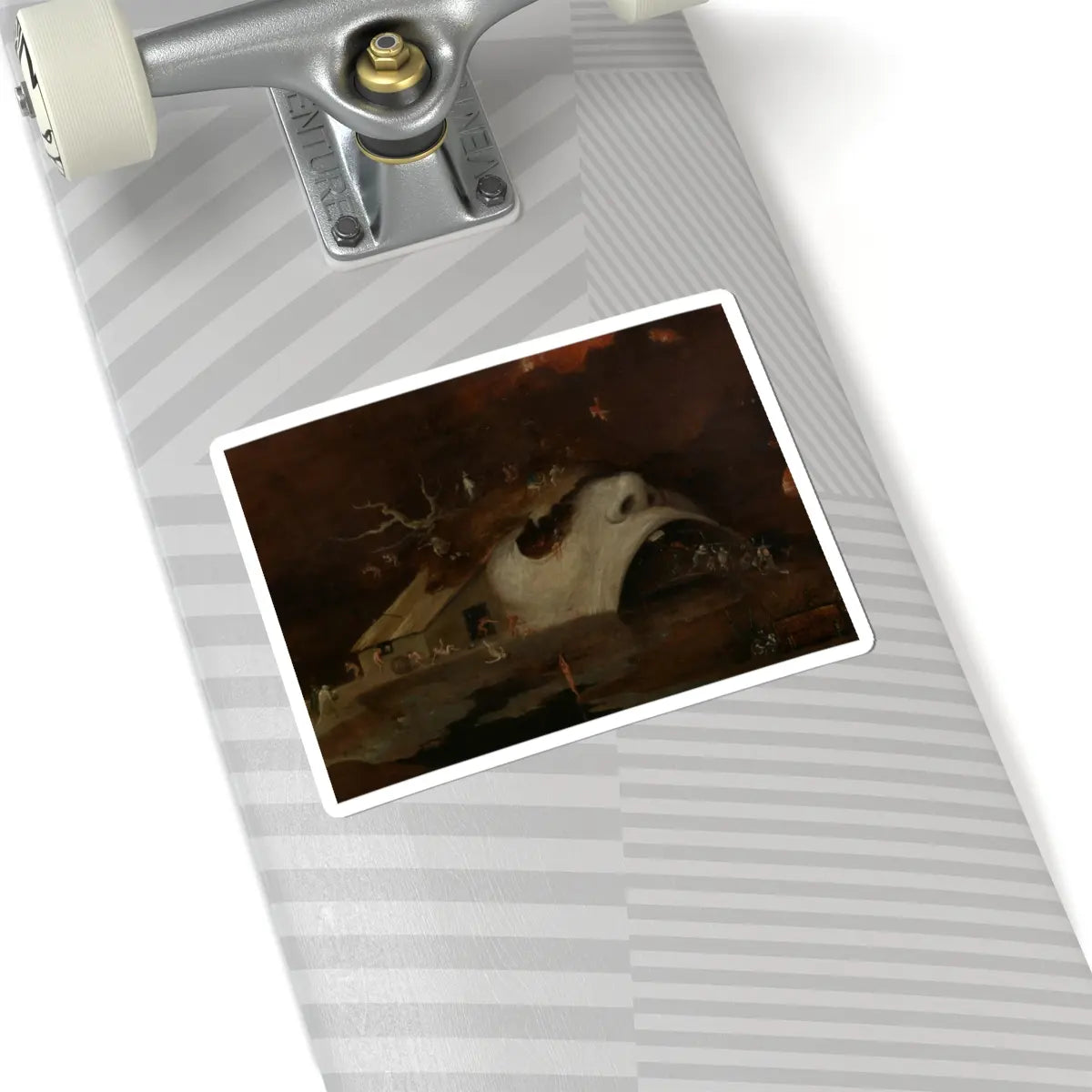 SKU:TSS-STICK-HRNBSC-6X6-2 Sizes:6" × 6" Types:White