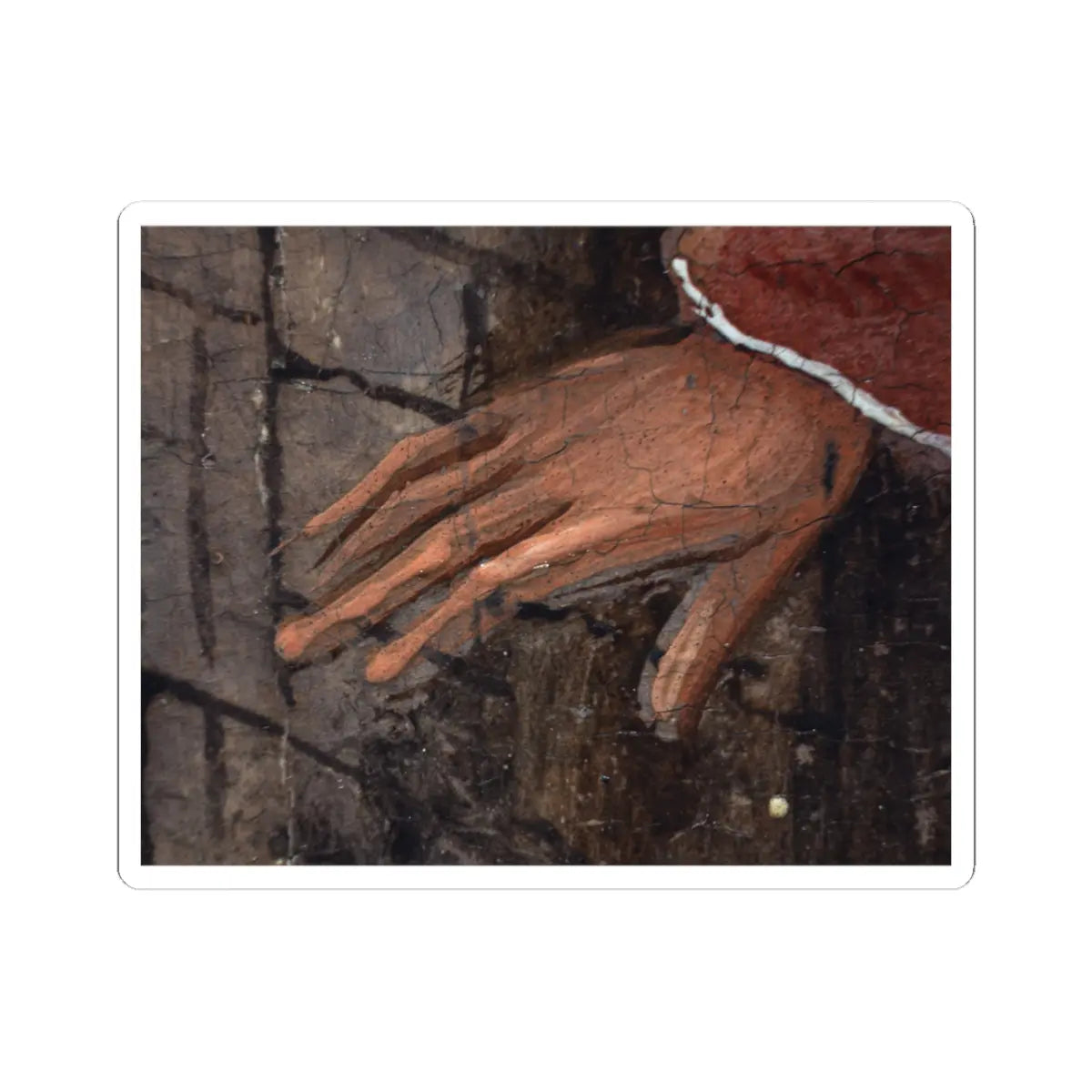SKU:TSS-STICK-HRNBSC-3X3-19 Sizes:3" × 3" Types:White